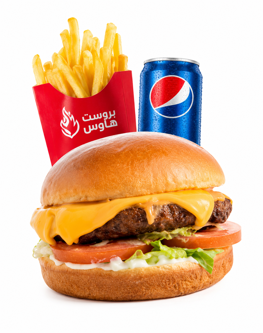 وجبة برجر لحم - Image 1