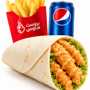 وجبة ستربس خبز تورتيلا